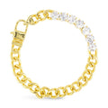 Dazzling Cubic Zirconia Chain Bracelet