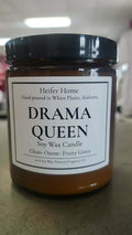 Heifer Home 8 oz Soy Wax Candle Drama Queen