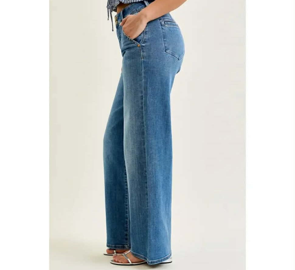Judy Blue Column Trouser Jean Short Inseam