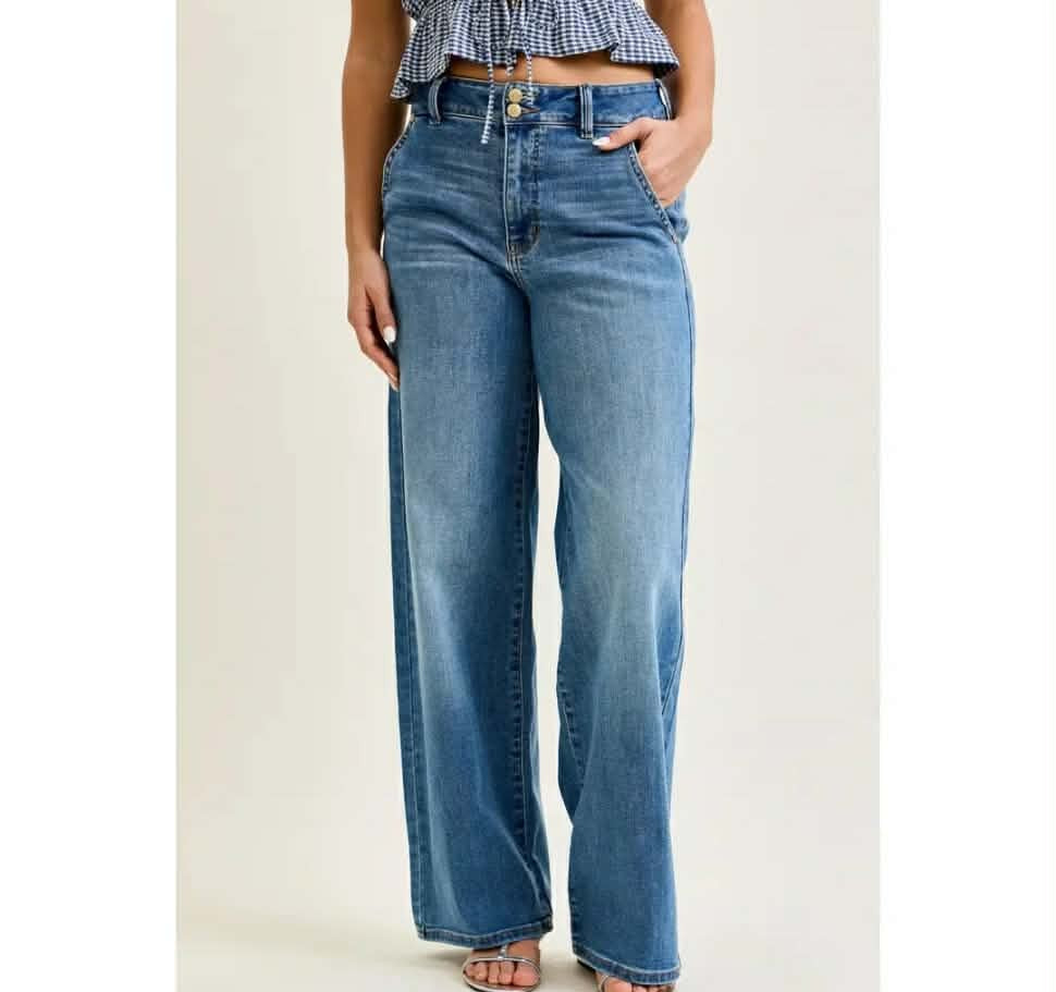 Judy Blue Column Trouser Jean Short Inseam