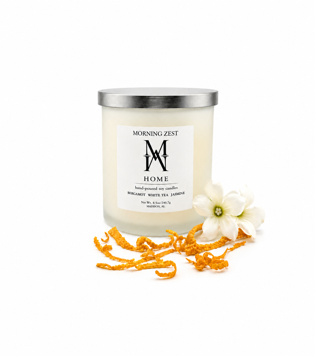 MORNING ZEST CANDLE MADE IN MADISON ALABAMA PREORDER