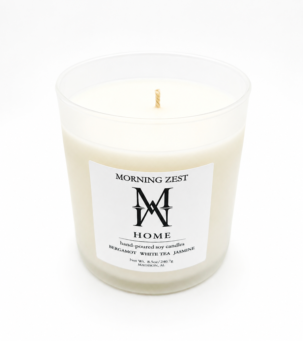 MORNING ZEST CANDLE MADE IN MADISON ALABAMA PREORDER
