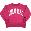 Lulu Mac Sweatshirt Hot Pink/White - Puff
