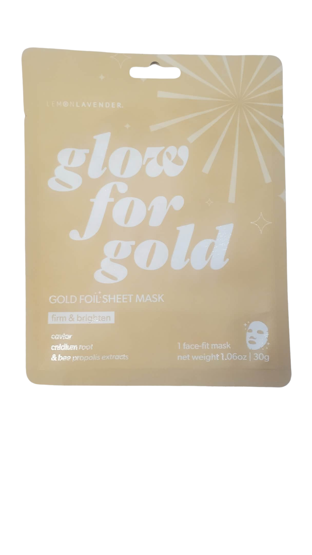 Glow For Gold Korean Beauty Facemask