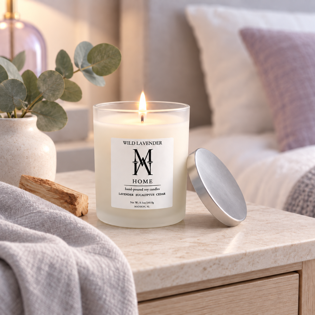 WILD LAVENDER CANDLE MADE IN MADISON ALABAMA PREORDER