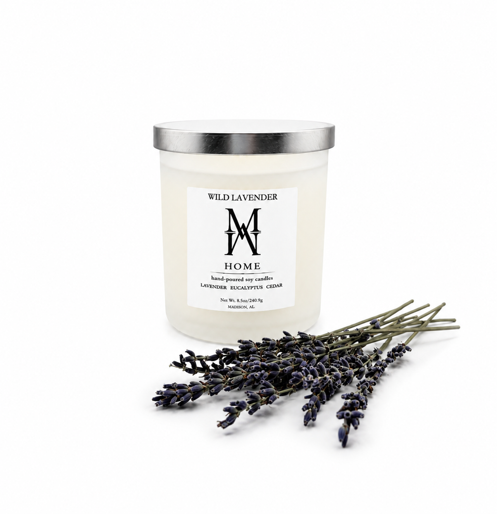 WILD LAVENDER CANDLE MADE IN MADISON ALABAMA PREORDER