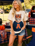 Gameday Tiger Cream Graphic Tee