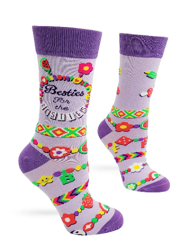 Besties For the Resties Women's Crew Socks
