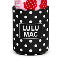 Lulamac  Black/White Dot Koozie