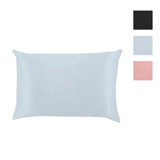 Lemon Lavender Standard Size Silky Satin Pillowcase Solid Colors