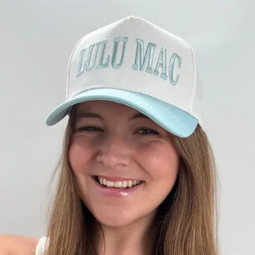 LULU MAC CAP LIGHT BLUE