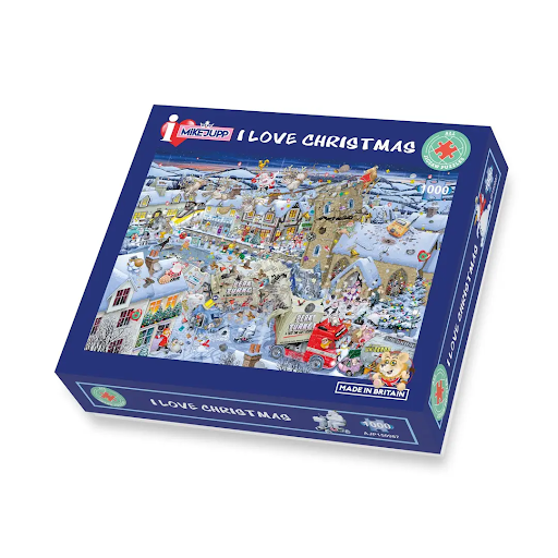 Mike Jupp I Love Christmas 1000 Piece Jigsaw Puzzle