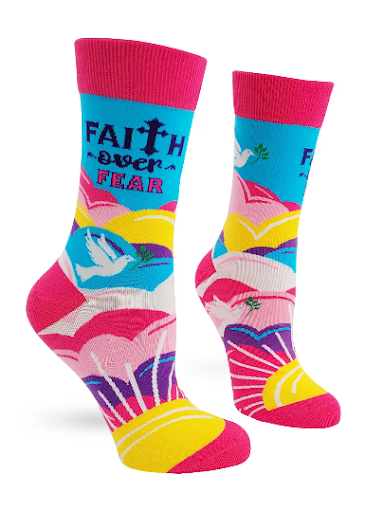 Faith Over Fear Women's Crew Socks
