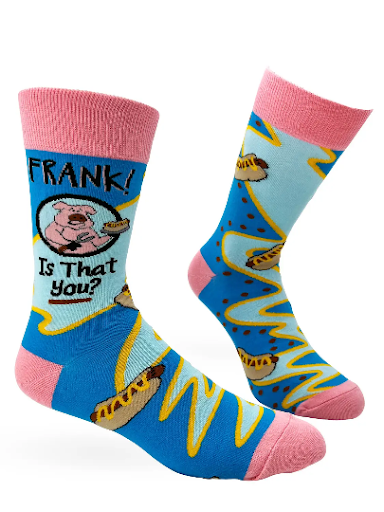 Frank Is That You? Men's Novelty Crew Socks