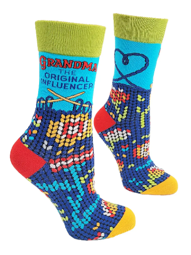 Grandma the Original Influencer Women's Crew Socks