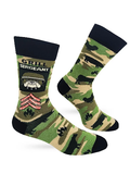 Grill Sergeant Cookout Grilling Bbq Men's Novelty Crew Socks