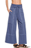 Zenana Acid Wash Pants Light Navy