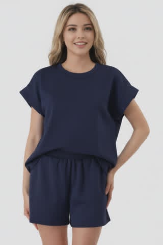 Scuba Wear 2 Piece Short Set Navy