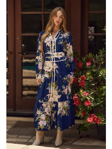 Floral Print Midi Dress