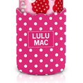 Lulamac Hot Pink/White Dot Koozie