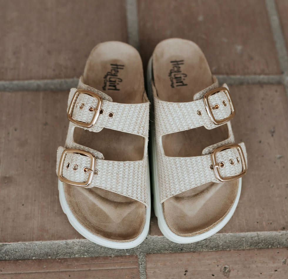 Corky Rumor Has it Ivory Sandals