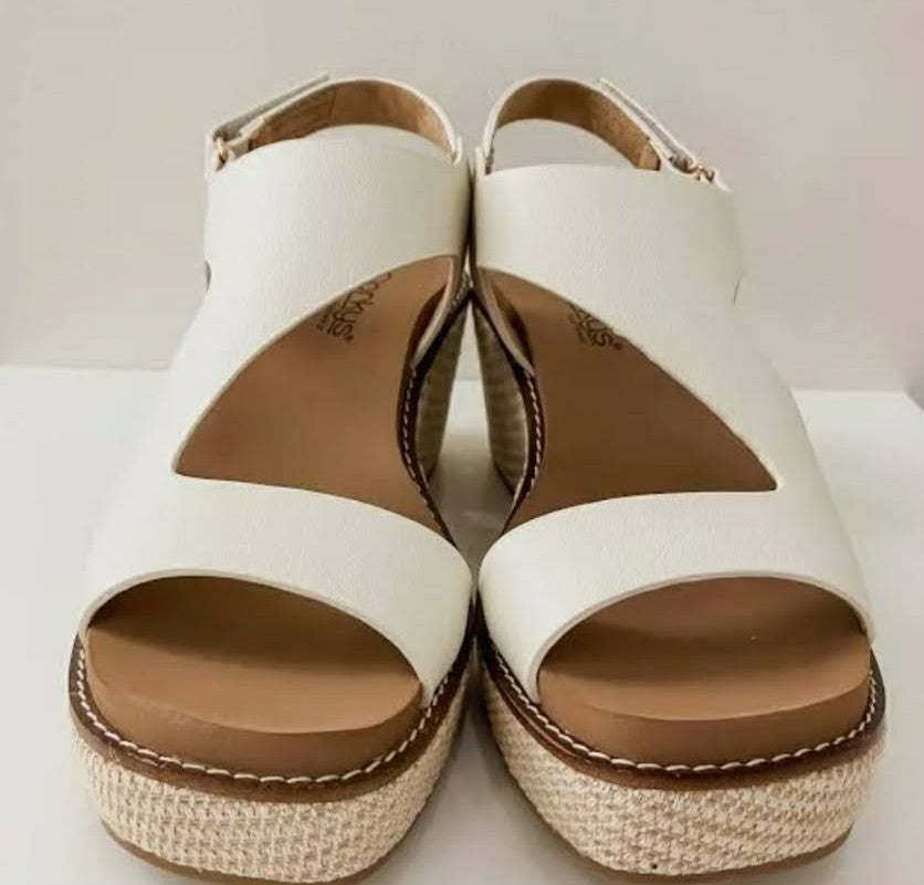 Corky Steppin Out Off White Wedge