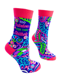 Too Fabulous For This Shithole Women's Crew Socks