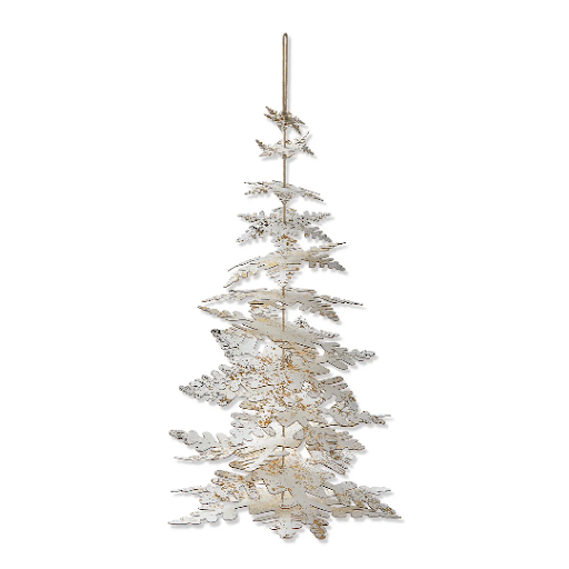 Paper Snowflake Tree Decor  White Christmas