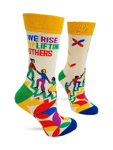 We Rise By Lifting Others Women's Crew Socks