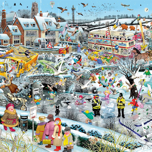 Mike Jupp I Love Winter 1000 Piece Jigsaw Puzzle