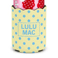 LULUMAC Yellow/Blue Dot Koozie